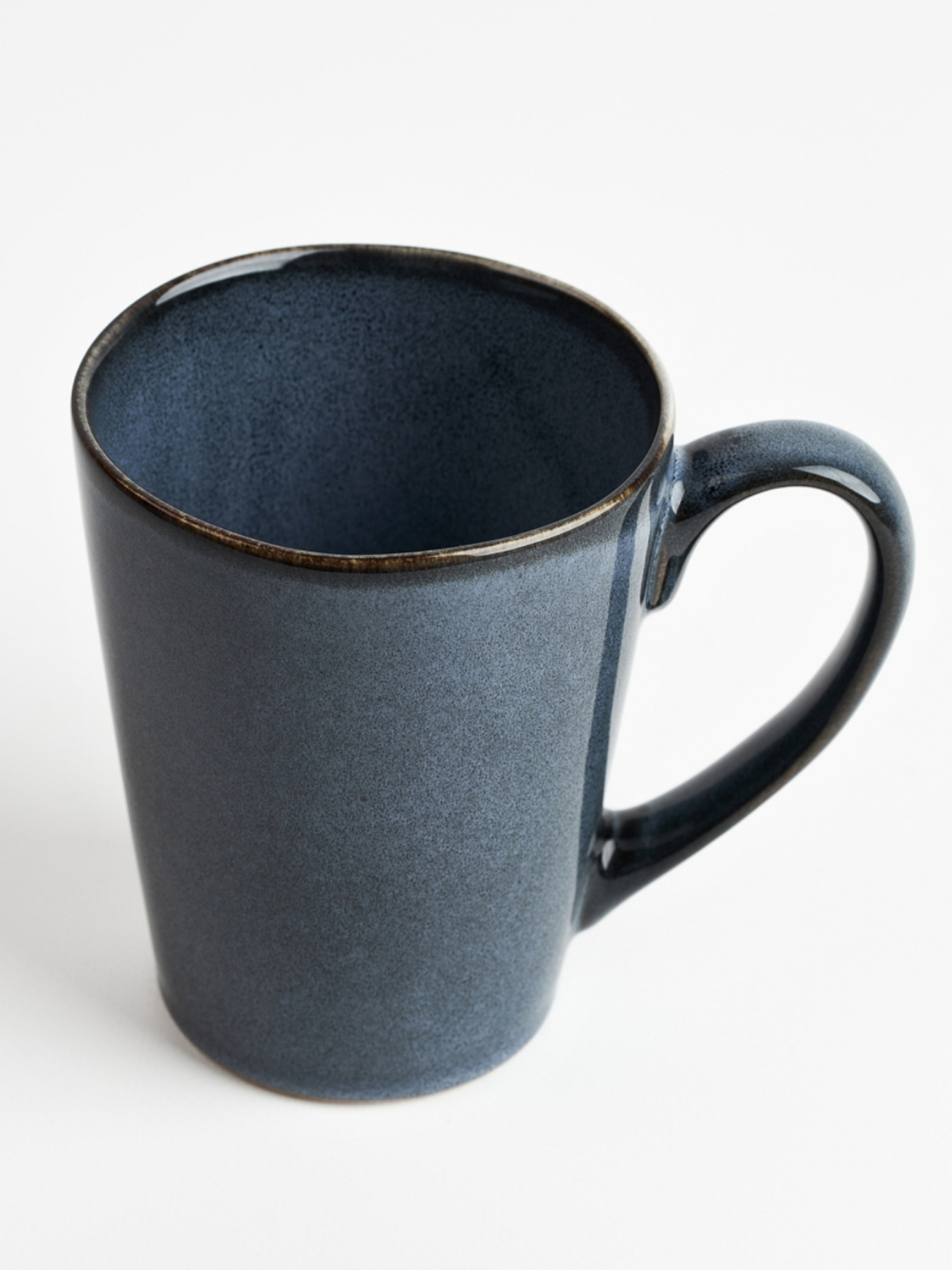 Чашка "Фйорд" з кам'яної кераміки темно-синя MBM MY HOME модель KP-136 DEEP BLUE Фото