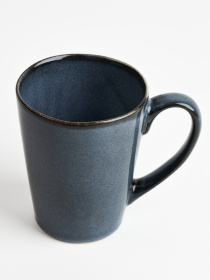 Чашка "Фйорд" з кам'яної кераміки темно-синя MBM MY HOME модель KP-136 DEEP BLUE Фото