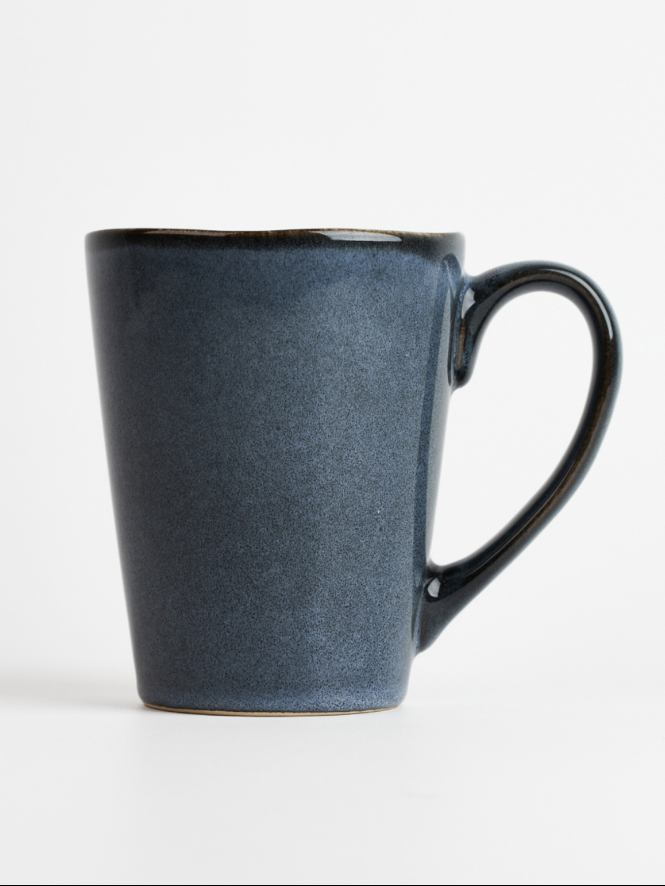 Чашка "Фйорд" з кам'яної кераміки темно-синя MBM HOME модель KP-136 DEEP BLUE Фото