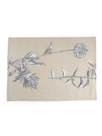 Кухонное полотенце "Тоскана" из натурального хлопка бежевое с принтом MBM MY HOME модель KT-13 M BEIGE/PRINT Фото