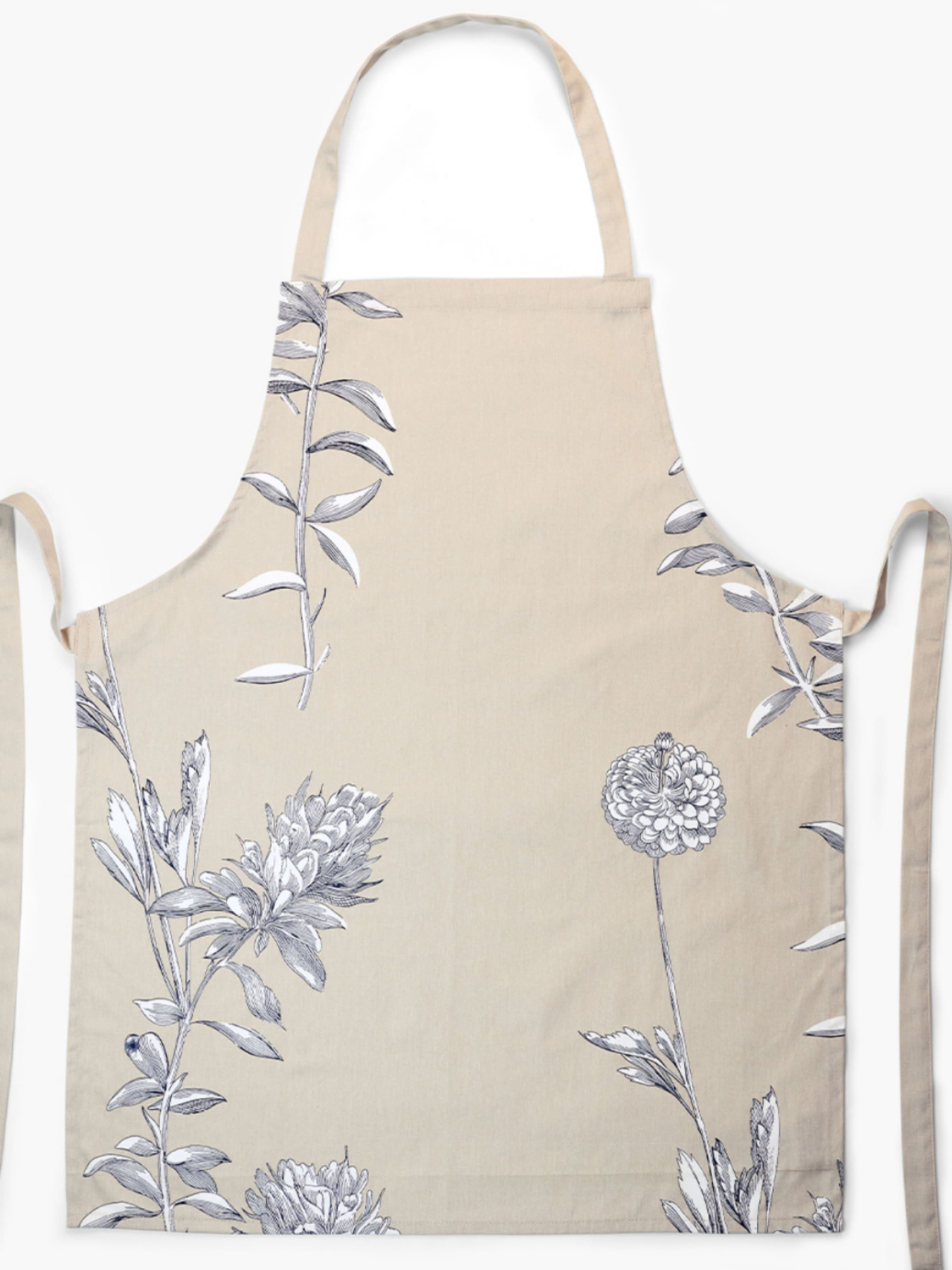 Фартук "Тоскана" из натурального хлопка бежевый MBM HOME модель KT-14 BEIGE/PRINT Фото