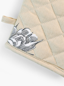 Прихватка-варежка "Тоскана" бежевая с принтом MBM MY HOME модель KT-15 BEIGE/PRINT Фото