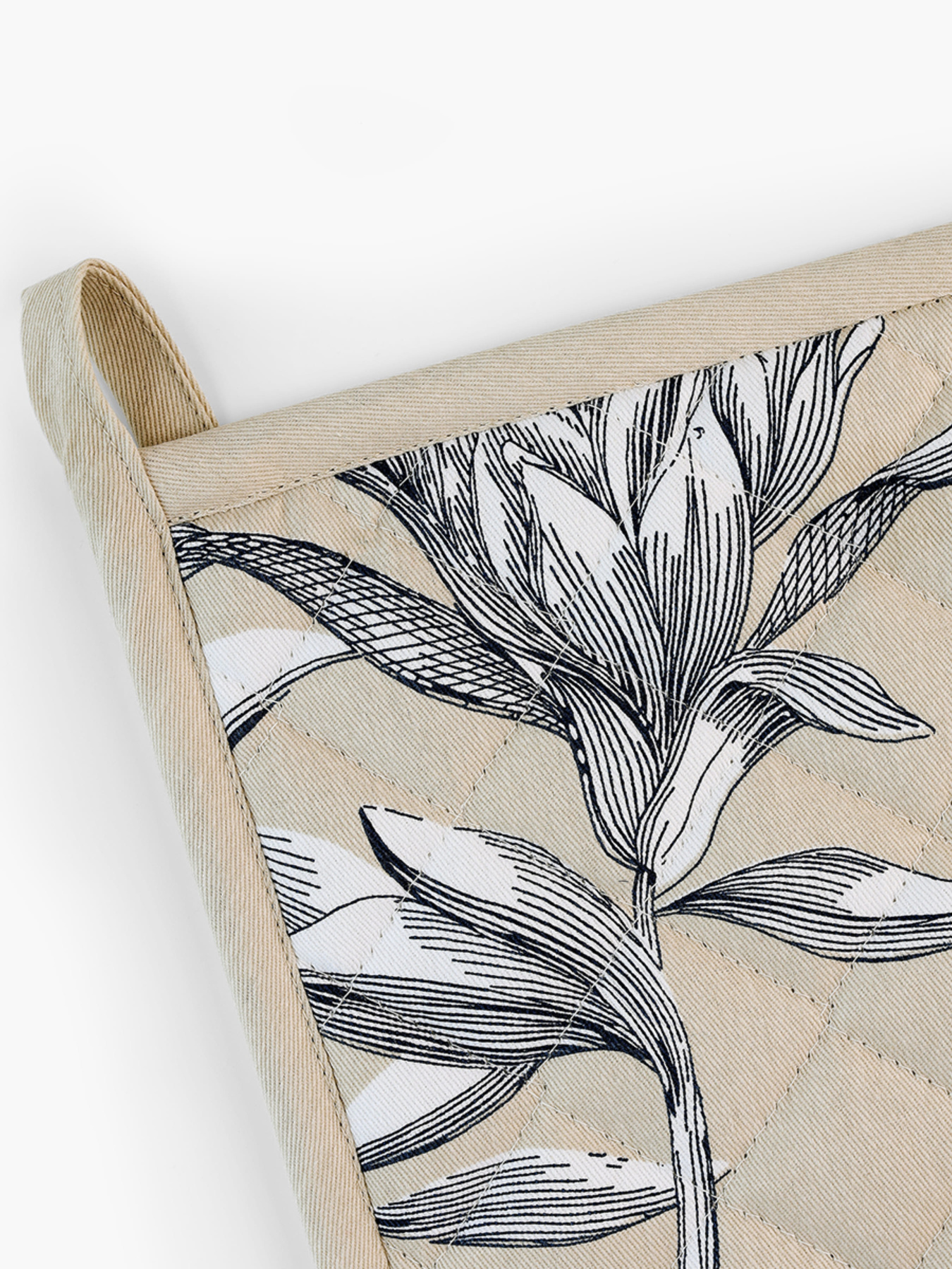 Прихватка текстильная "Тоскана" бежевая с принтом MBM HOME модель KT-16 BEIGE/PRINT Прихватка текстильная "Тоскана" бежевая с принтом MBM HOME модель KT-16 BEIGE/PRINT Фото