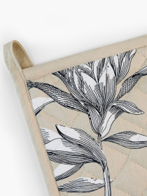 Прихватка текстильная "Тоскана" бежевая с принтом MBM HOME модель KT-16 BEIGE/PRINT Прихватка текстильная "Тоскана" бежевая с принтом MBM HOME модель KT-16 BEIGE/PRINT Фото