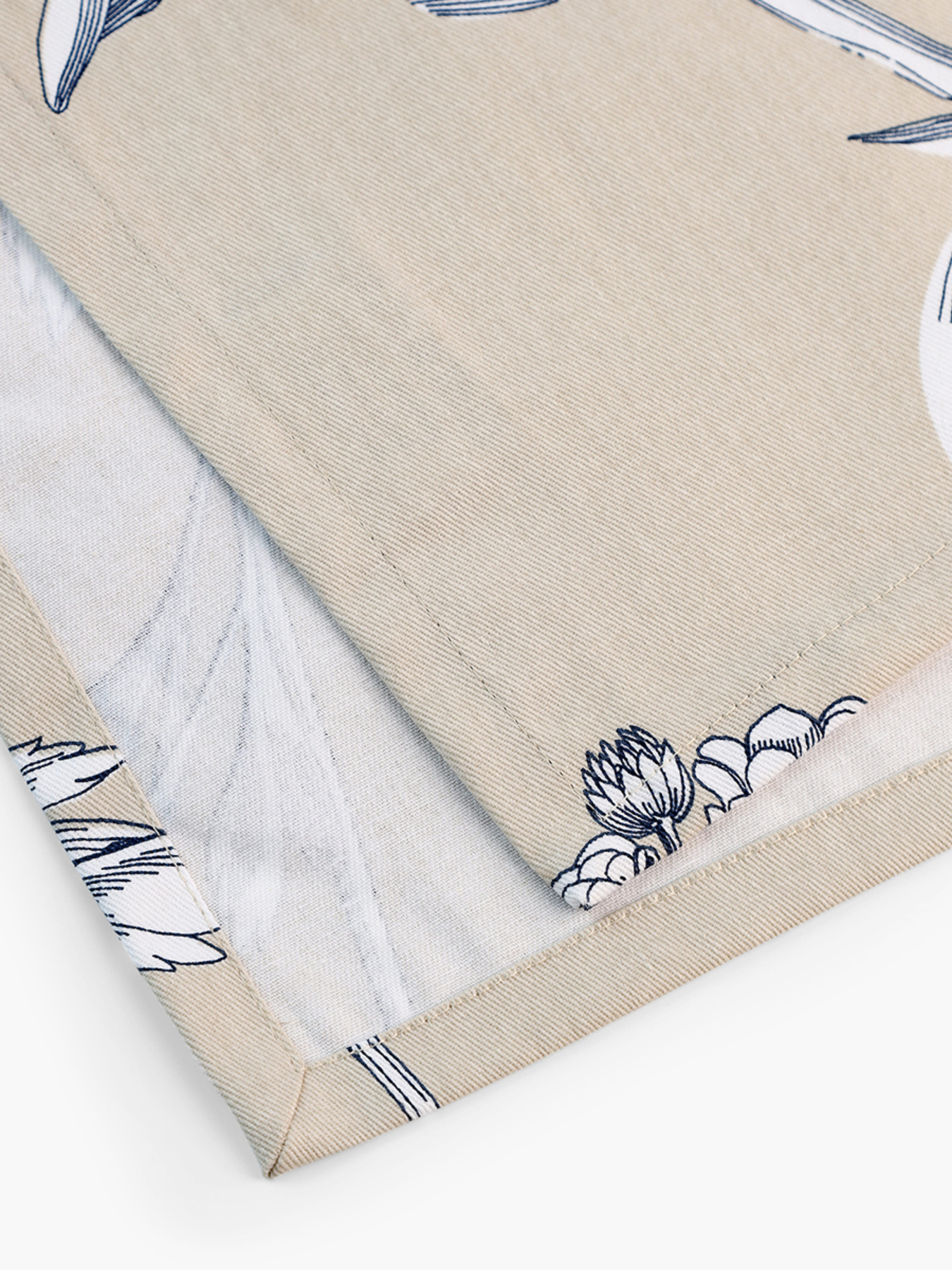 Раннер "Тоскана" из натурального хлопка бежевый MBM MY HOME модель KT-17 L BEIGE/PRINT Фото