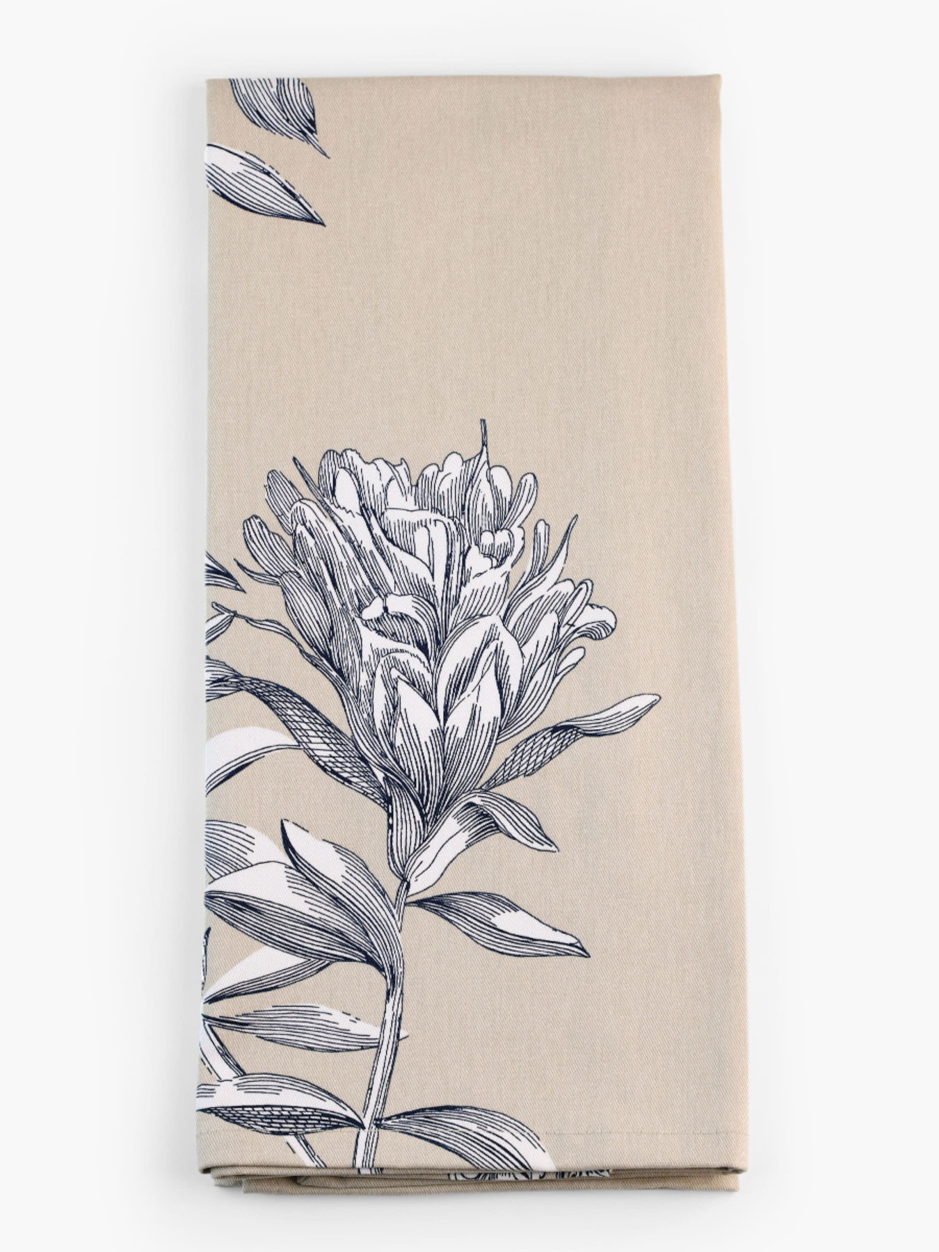 Раннер "Тоскана" из натурального хлопка бежевый MBM MY HOME модель KT-17 L BEIGE/PRINT Фото