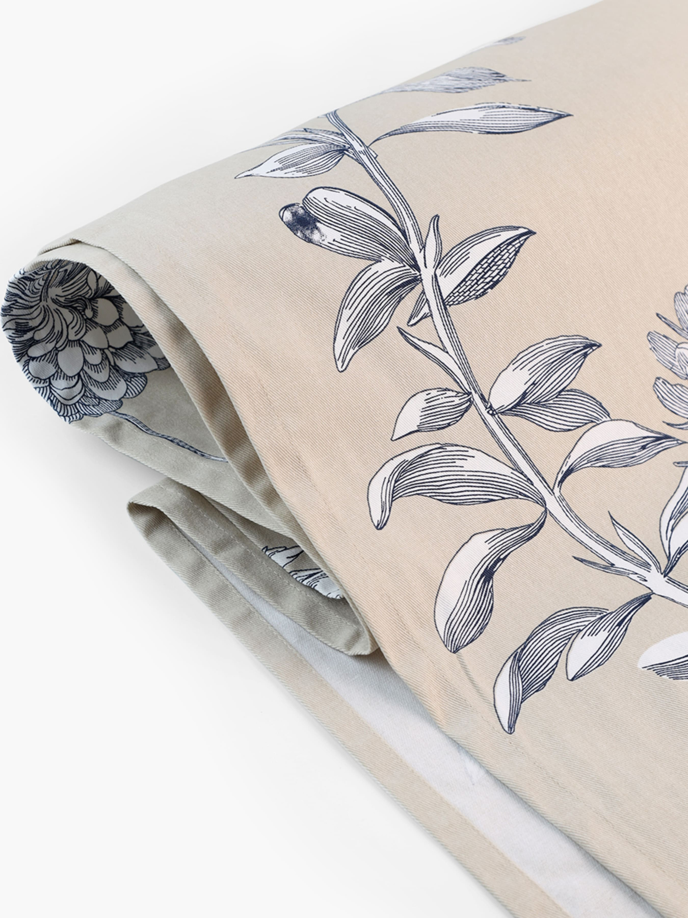 Раннер "Тоскана" из натурального хлопка бежевый MBM MY HOME модель KT-17 L BEIGE/PRINT Фото