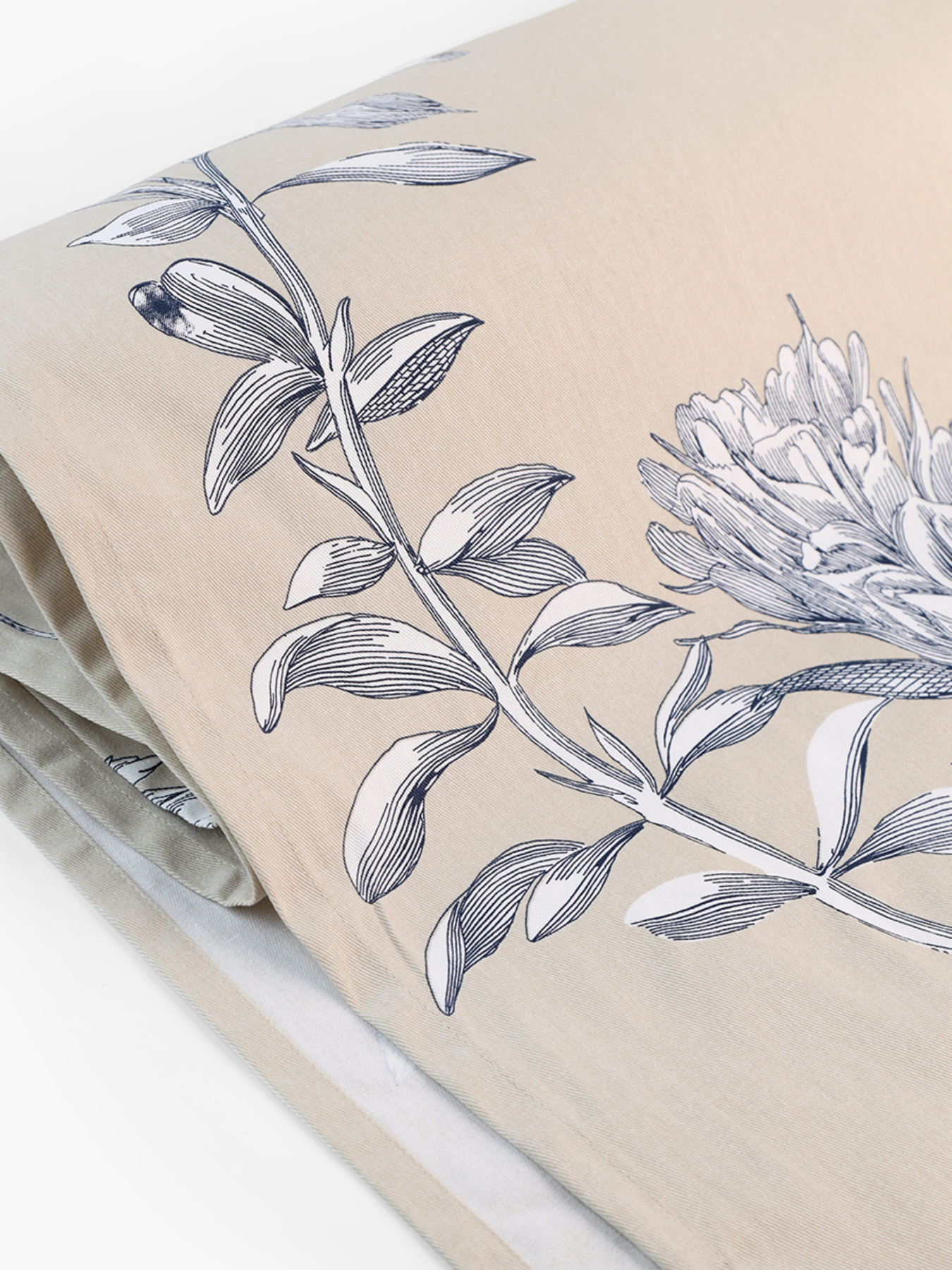 Раннер "Тоскана" из натурального хлопка бежевый MBM HOME модель KT-17 L BEIGE/PRINT Фото