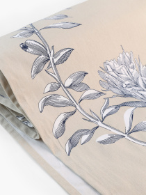 Раннер "Тоскана" из натурального хлопка бежевый MBM HOME модель KT-17 L BEIGE/PRINT Фото