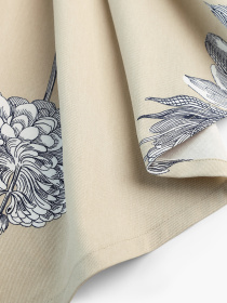 Скатерть круглая "Тоскана" из натурального хлопка бежевая MBM HOME модель KT-20 BEIGE/PRINT Скатерть круглая "Тоскана" из натурального хлопка бежевая MBM HOME модель KT-20 BEIGE/PRINT Фото