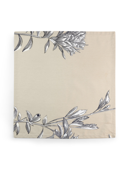 Тканинна серветка "Тоскана" з натуральної бавовни бежева MBM MY HOME модель KT-21 BEIGE/PRINT Фото