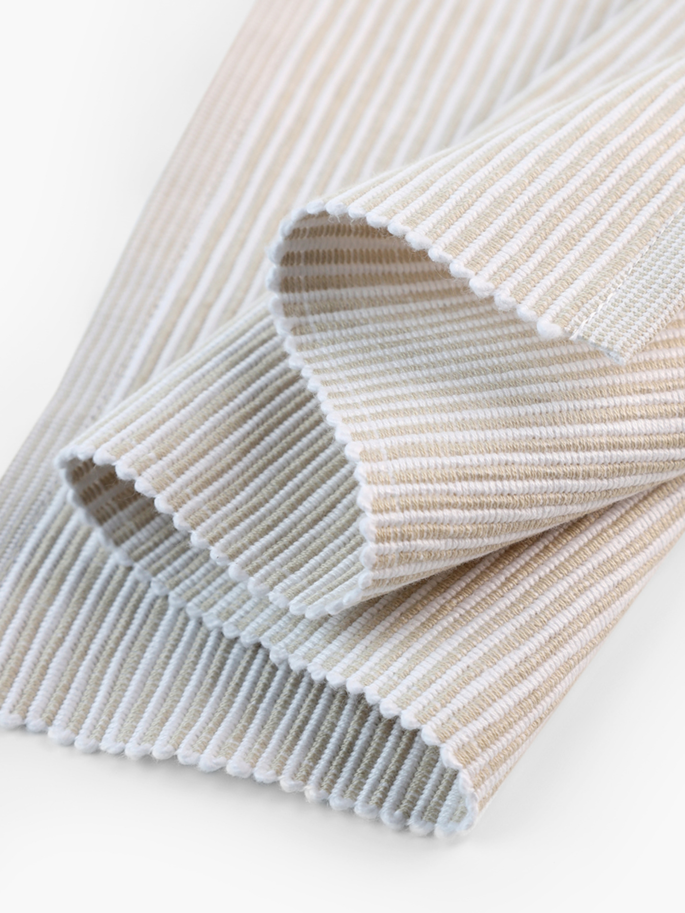 Салфетка под посуду "Тоскана" из натурального хлопка MBM MY HOME модель KT-22 BEIGE/WHITE Фото