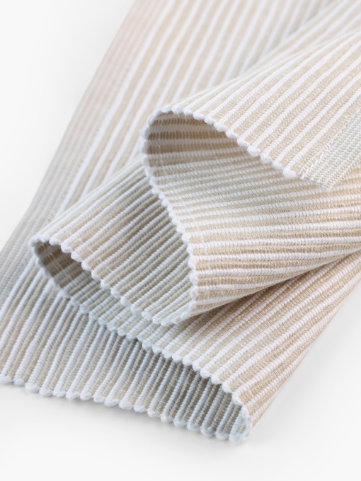 Салфетка под посуду "Тоскана" из натурального хлопка MBM HOME модель KT-22 BEIGE/WHITE Фото