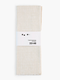 Серветка під посуд "Тоскана" з натуральної бавовни MBM HOME модель KT-22 BEIGE/WHITE Серветка під посуд "Тоскана" з натуральної бавовни MBM HOME модель KT-22 BEIGE/WHITE Фото