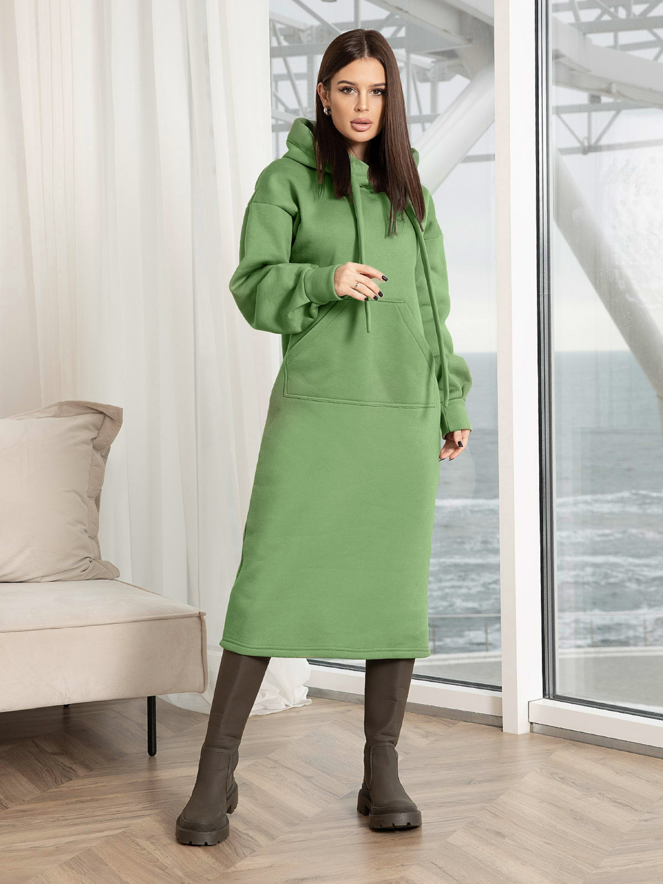 Платье миди ISSA Plus модель 12974_mint Платье миди ISSA Plus модель 12974_mint Фото