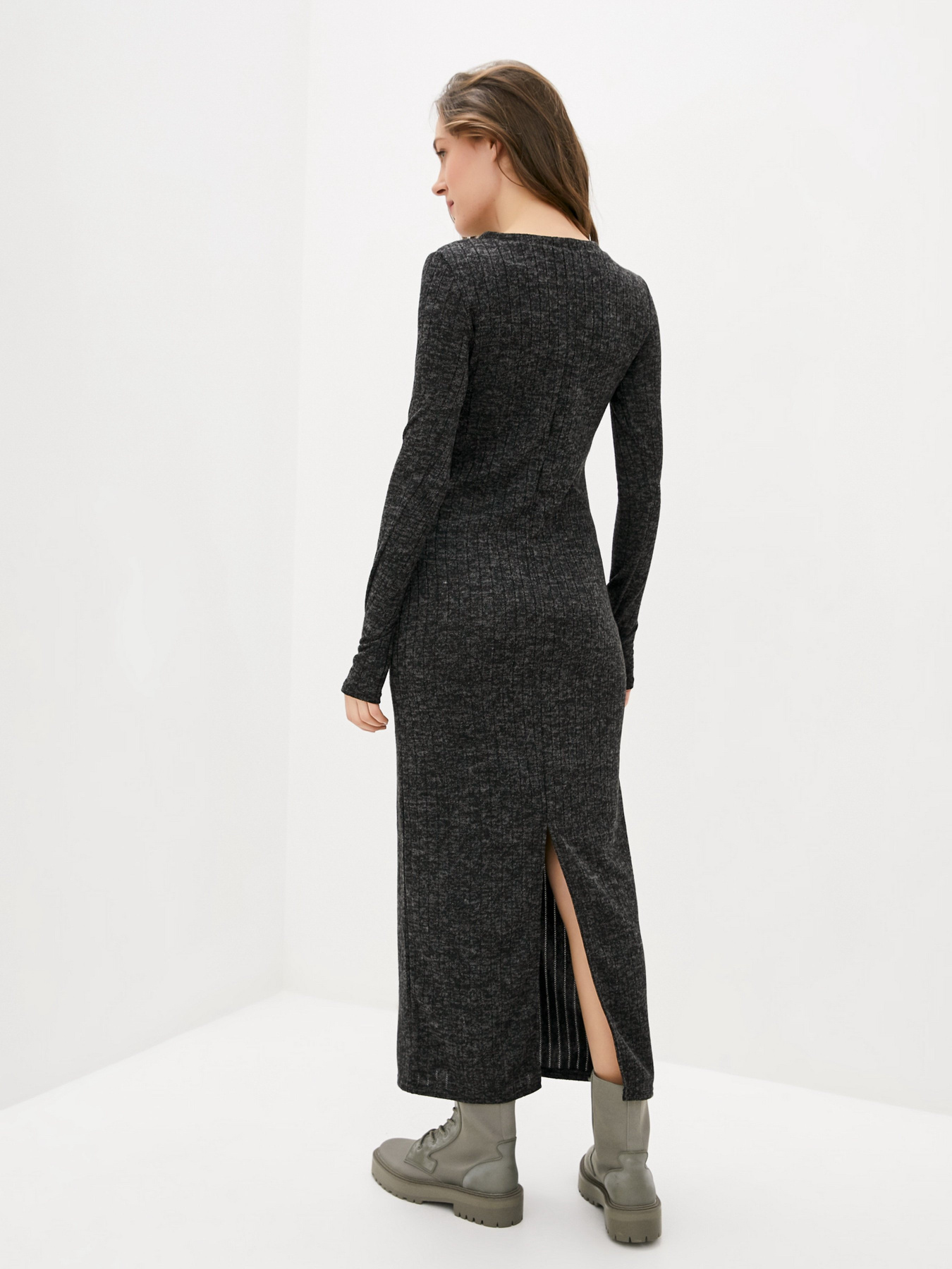 Сукня максі ISSA Plus модель 12105-A_black Фото