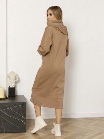 Платье миди ISSA Plus модель 12974_beige Фото