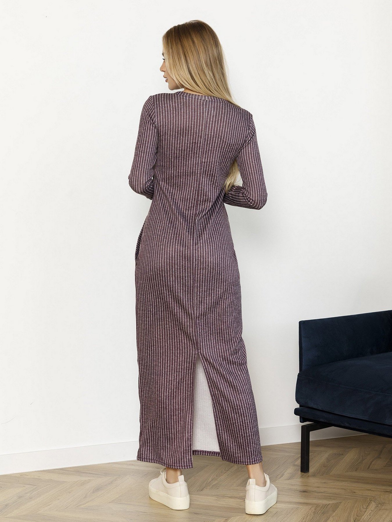 Платья ISSA Plus модель 12987_burgundy Фото