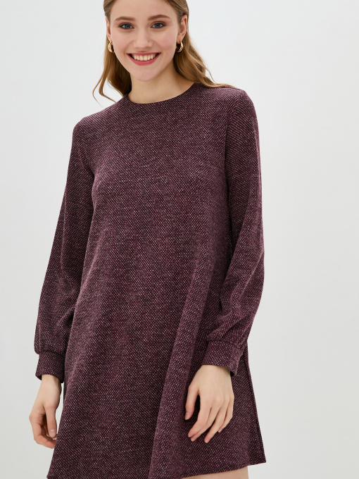 Платья ISSA Plus модель 12991_burgundy Фото