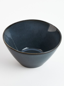 Пиала "Фьорд" из каменной керамики айвори MBM MY HOME модель KP-124 DEEP BLUE Фото