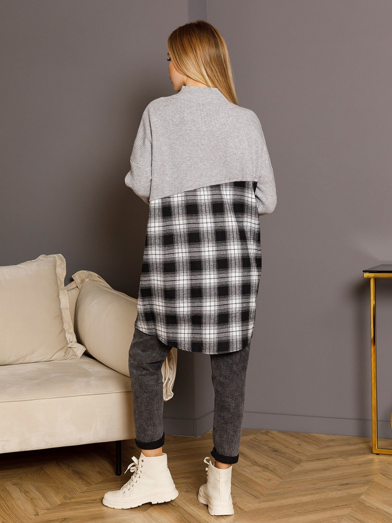 Сукні ISSA Plus модель WN20-216_gray Фото