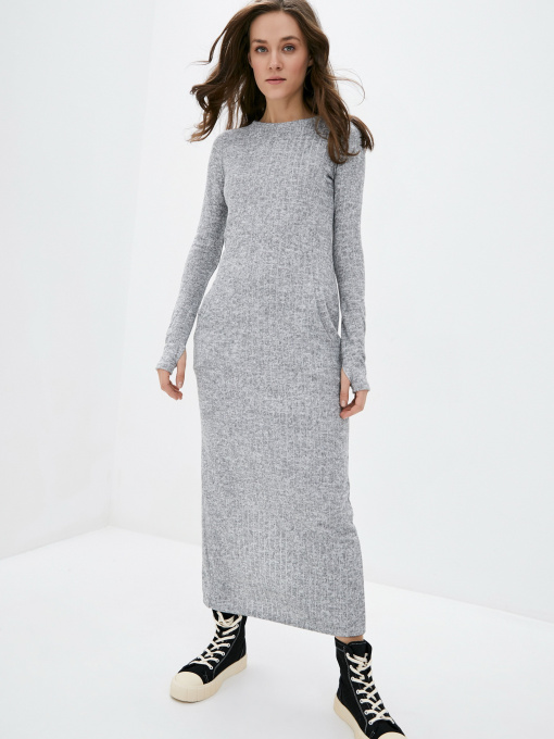 Сукня максі ISSA Plus модель 12105-A_gray Фото