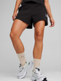 Шорты PUMA Classics Ribbed Shorts модель 624254 Фото