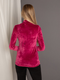 Водолазка ISSA Plus модель 12258_raspberry Фото