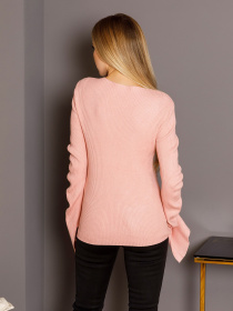 Свитер ISSA Plus модель WN20-211_pink Фото