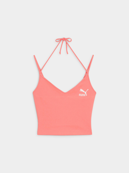 Топ спортивний PUMA Classics Ribbed Crop Top модель 624255 Фото