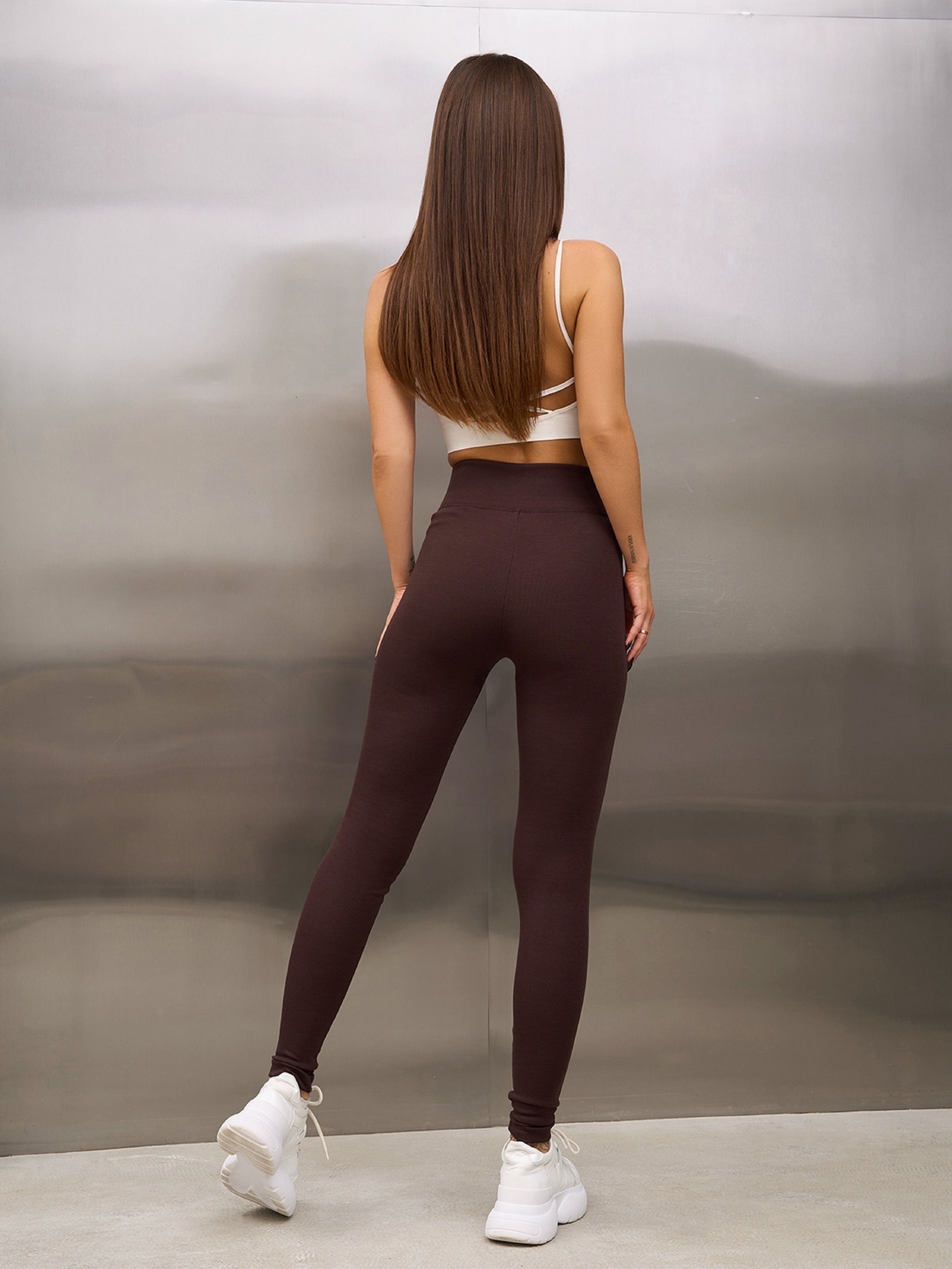Легінси ISSA Plus модель 9505_темно-коричневый Фото