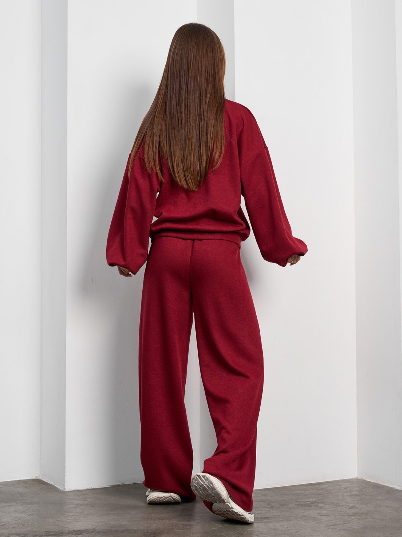 Костюм ISSA Plus модель 15371_бордовый Фото