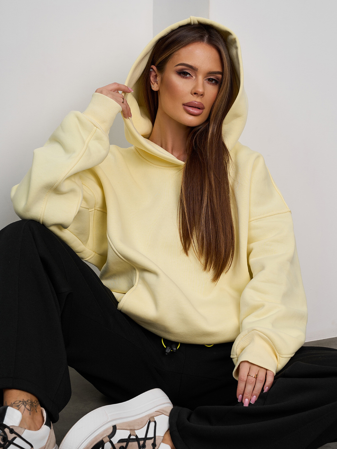 Худі ISSA Plus модель 14923K_желтый Фото