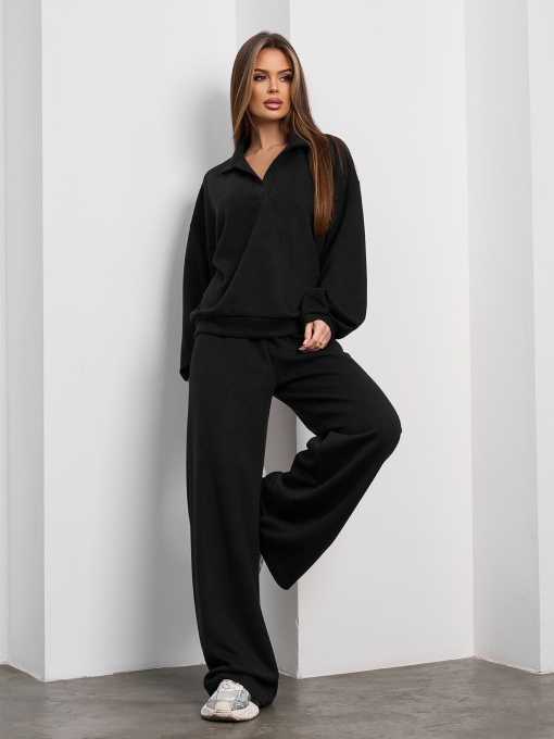 Повсякденний костюм ISSA Plus модель 15371_черный Фото