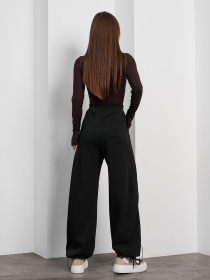 Брюки повседневные ISSA Plus модель 15373_черный Фото