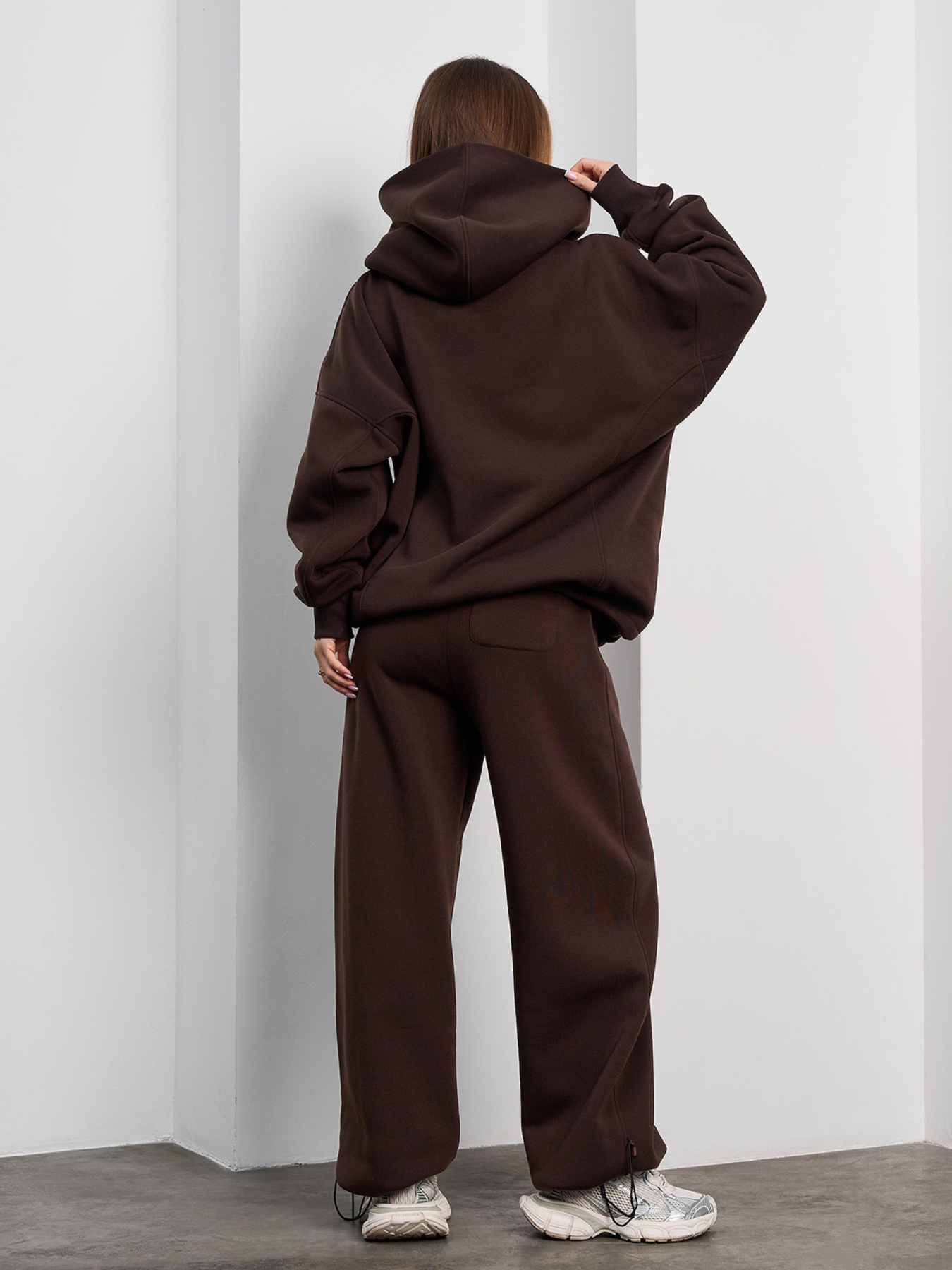 Спортивний костюм ISSA Plus 15374 модель 15374_темно-коричневый Фото