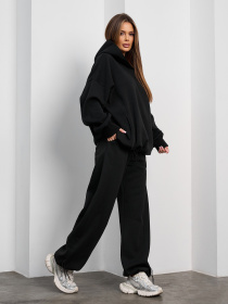 Спортивный костюм ISSA Plus модель 15374_черный Фото