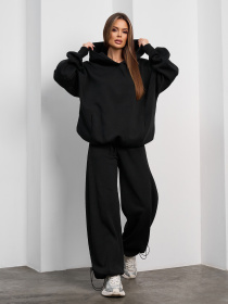 Спортивный костюм ISSA Plus модель 15374_черный Фото