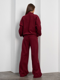 Спортивный костюм ISSA Plus модель 15375_бордовый Спортивный костюм ISSA Plus модель 15375_бордовый Фото