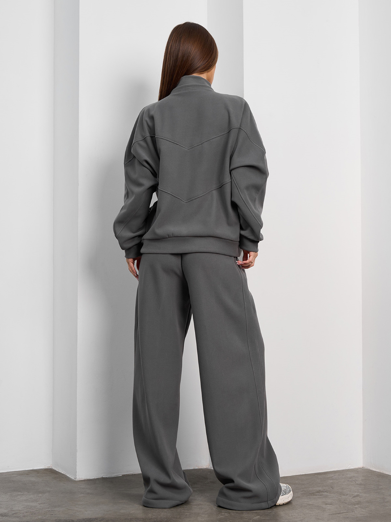 Спортивный костюм ISSA Plus модель 15375_серый Спортивный костюм ISSA Plus модель 15375_серый Фото