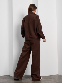 Спортивный костюм ISSA Plus модель 15375_темно-коричневый Фото