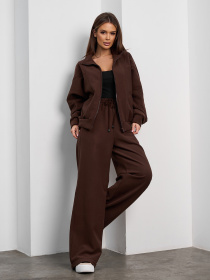 Спортивный костюм ISSA Plus модель 15375_темно-коричневый Фото