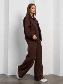 Спортивный костюм ISSA Plus модель 15375_темно-коричневый Фото