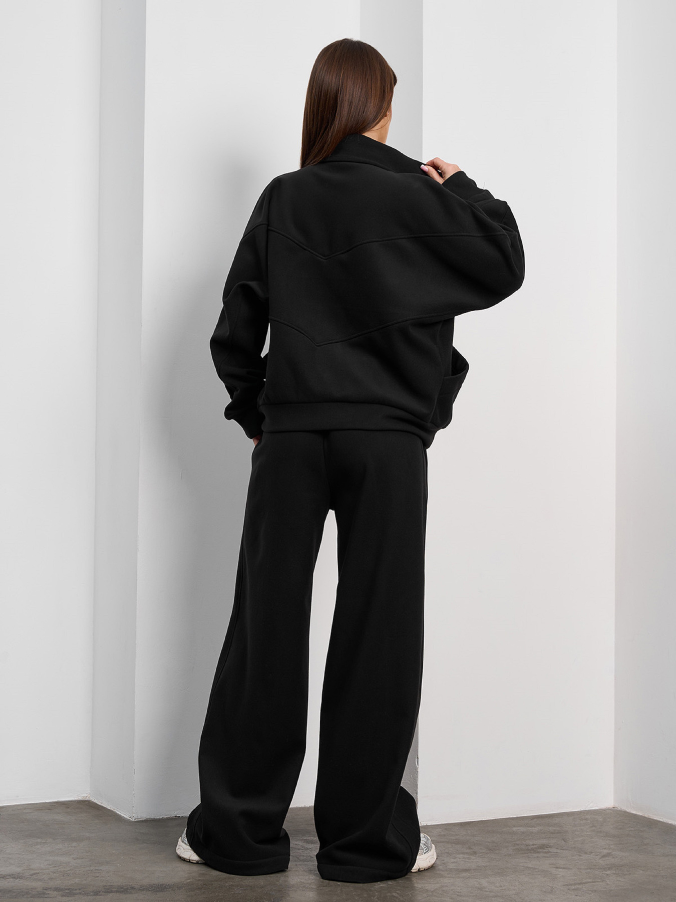 Спортивный костюм ISSA Plus модель 15375_черный Спортивный костюм ISSA Plus модель 15375_черный Фото