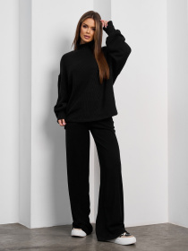 Повсякденний костюм ISSA Plus модель 15376_черный Фото