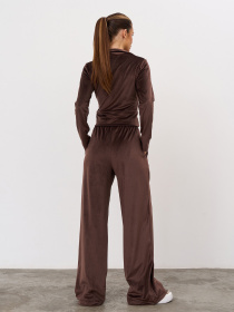 Повсякденний костюм ISSA Plus модель 15342A_темно-коричневый Повсякденний костюм ISSA Plus модель 15342A_темно-коричневый Фото