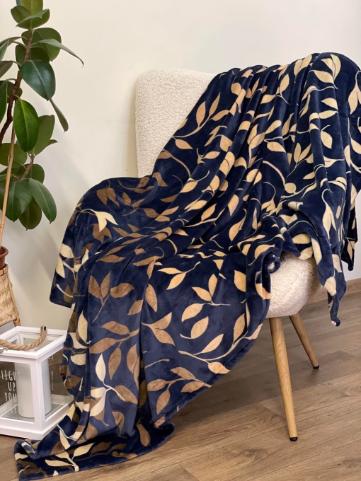 Покрывало Well Soft серого цвета с узором Ecotton модель 23479 Фото