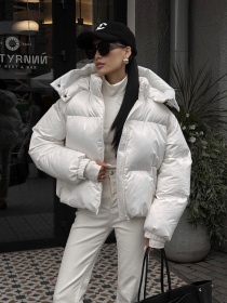 Пуховик Jadone Fashion модель Pufi_bile Фото