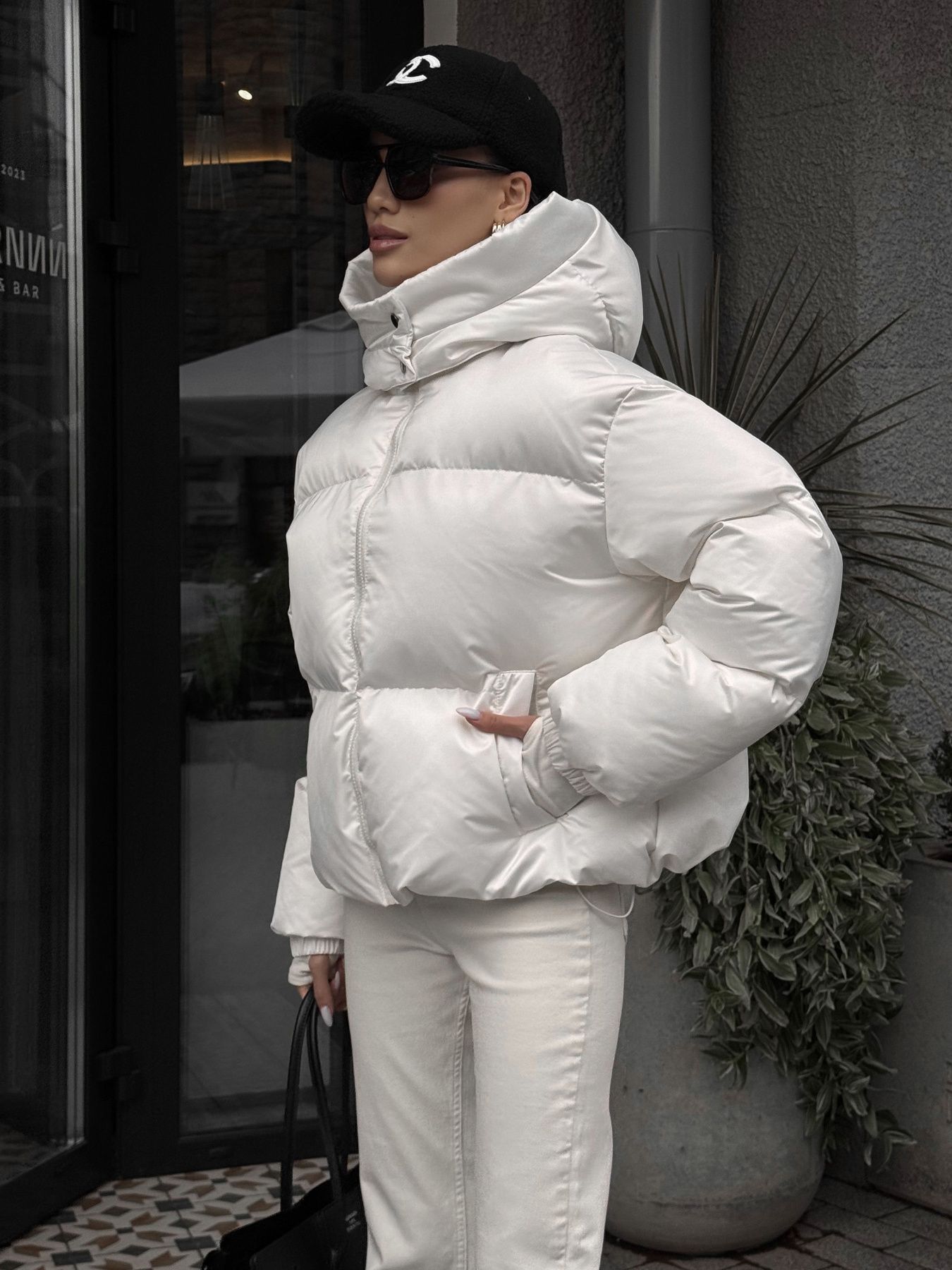 Пуховик Jadone Fashion модель Pufi_bile Фото