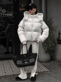 Пуховик Jadone Fashion модель Pufi_bile Фото